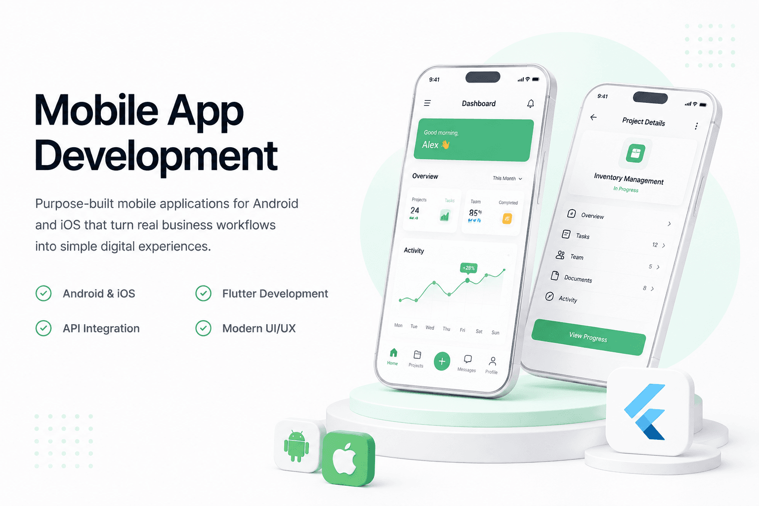 Mobile application interface preview
