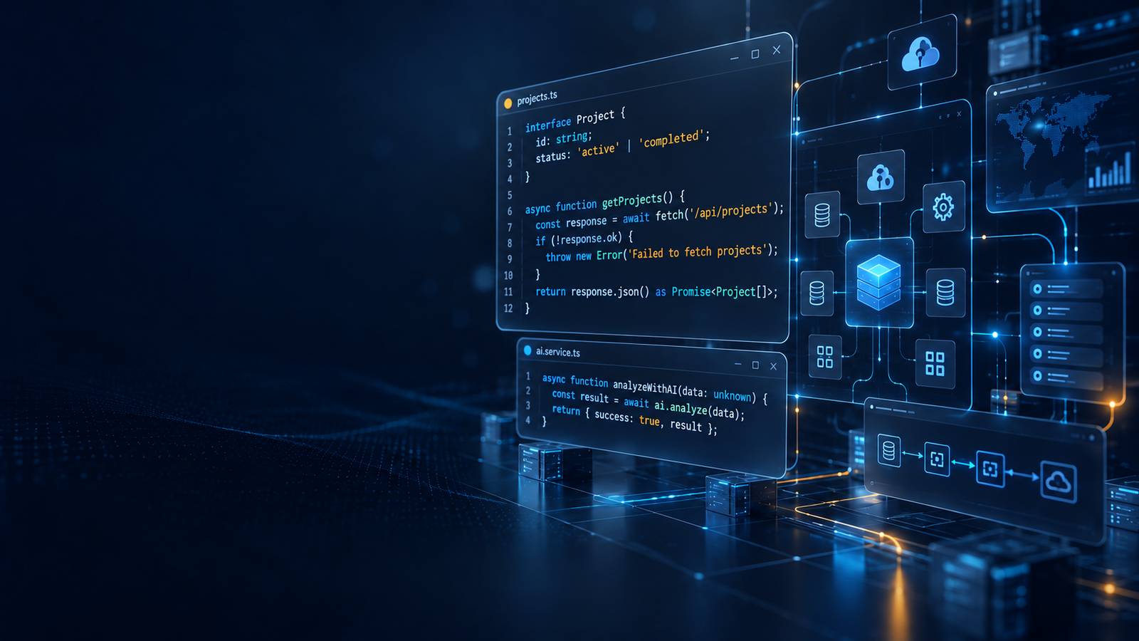 Modern business technology environment